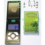 1000g ± 0,1g Mini Balance électronique cigarettes