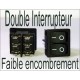 Interrupteur double 12v 220v