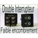 Switch Interrupteur Double - compact 250v 12v