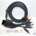 Cable YUV XBOX 360 - OR 24K Haute Définition HDTV 2m