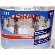 2x Ampoule H1 12V NIGHT BREAKER OSRAM Super Lumineuses