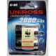 Piles rechargeables UNIROSS LR14 C 2600mAh NiMH (x2/x4)