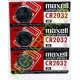 3x Piles bouton Lithium CR2032 3V Maxell