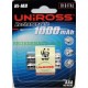 Piles rechargeables UNIROSS AAA 1000mAh NiMH Telephone (x2)