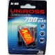 Piles rechargeables UNIROSS AAA 700mAh NiMH Telephone (x6)