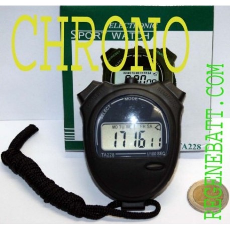 Chronomètre Sport précis au 1/100 sec - Montre - Alarme - BRICOCHANOUX