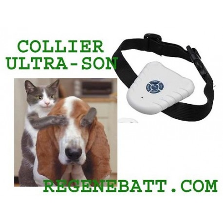 Collier anti-aboiement ultrason chien