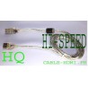 Cable rallonge USB 2.0 1,5m Hi-Speed M/F Blindé
