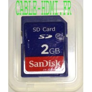 SANDISK 2 Gb Go 2048Mo SD Card carte mémoire