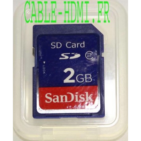 SANDISK 2 Gb Go 2048Mo SD Card carte mémoire