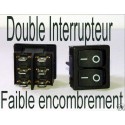 Switch Interrupteur Double - compact 250v 12v