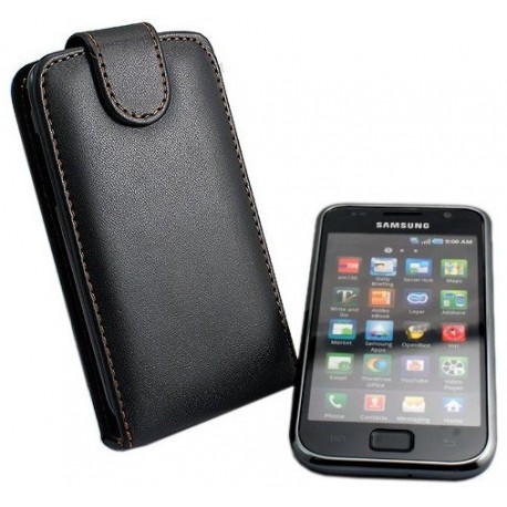 Housse coque étui cuir Samsung Galaxy S i9000