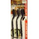 Mini brosses laiton inox nylon (x3)