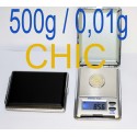 500g ± 0,01g Balance électronique de précision